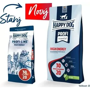 Krmivo pro psa HAPPY DOG PROFI-LINE 30/20 High Energy 2x20kg+DOPRAVA ZDARMA+1x masíčka Perrito 50g! (+ SLEVA PO REGISTRACI/PŘIHLÁŠENÍ SE SČÍTÁ! ;))