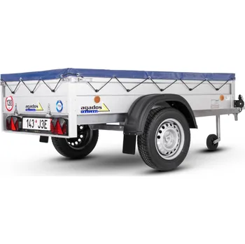 Plachta na motorové vozidlo Plachta přes bočnice Handy 3, modrá RAL5013