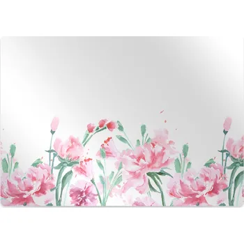 Podložka pod nábytek Podložka pod kancelářskou židli růžové květy