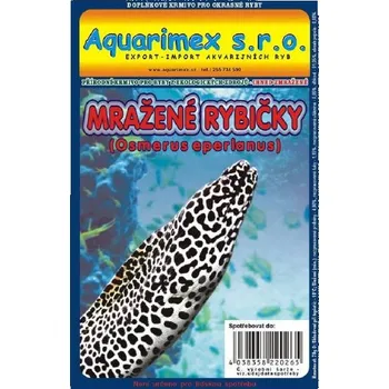 Krmivo pro rybičky AQUARIMEX Smelts (brakické rybičky) 100g (mražené krmivo)