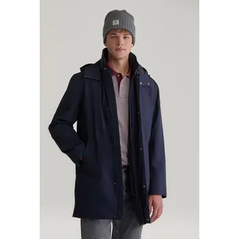 Pánský zimní kabát KABÁT GANT PADDED CAR COAT EVENING BLUE