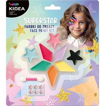 Speciální výtvarná barva Derform Barvy na obličej HVĚZDIČKA