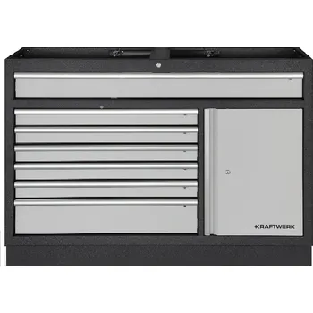 KRAFTWERKTOOLS Skříňka spodní 7 zásuvek, 1 dveře, 1 police, 1360x458x910mm Mobilio