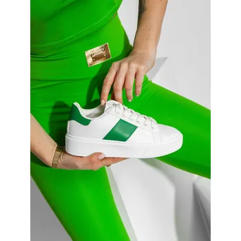 Dámské tenisky Zelené dámské kotníkové tenisky sneakersy Bolf 956 - 38