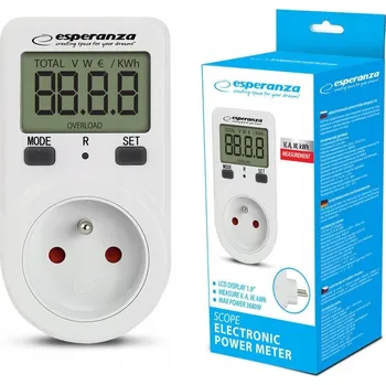 Elektronický Měřič Spotřeby Energie ESPERANZA SCOPE ELA102