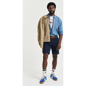 Pánské oblečení ŠORTKY GANT SLIM SPORTS SHORTS EVENING BLUE