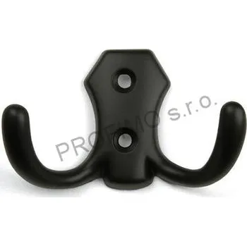 Věšák Věšák-Davos černý+šroubky (Věšák-Davos černý+šroubky)