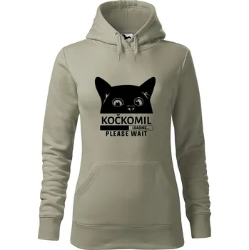 Pánská mikina Dámská mikina Kočkomil loading Velikost (žena): XS, Vyberte barvu: Světlá khaki