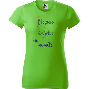 Dámské tričko Dámské tričko s potiskem Ftipné tričko Barva trička: Fialová - 64, Velikost: XL