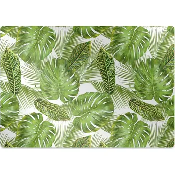 Podložka pod nábytek Podložka pod kancelářskou židli tropické listy