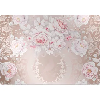 Podložka pod nábytek Ochranná podložka pod židli Bílá růže