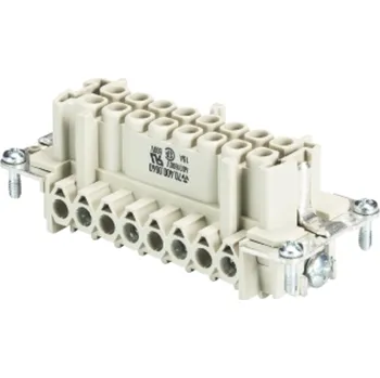 Elektrický konektor WIELAND Konektor zásuvkový 6P + 2spínací kontakty + PE 70.400.0640.0