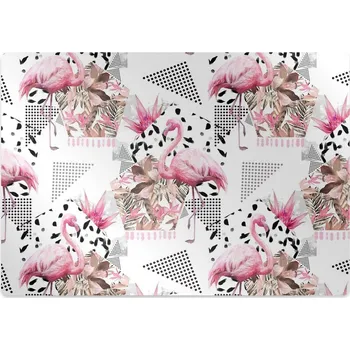 Podložka pod nábytek Podložka pod kolečkovou židli Flamingos