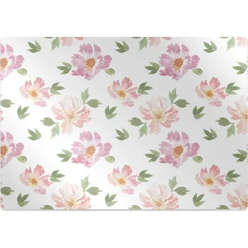 Podložka pod nábytek Podložka pod kolečkovou židli akvarel květiny