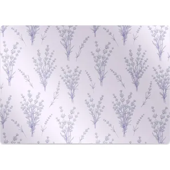 Podložka pod nábytek Ochranná podložka pod židli květy levandule