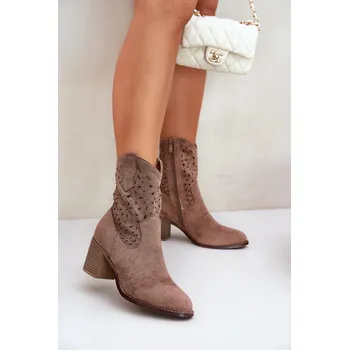 Dámské polobotky Boty na podpatku model 209415 Step in style 40