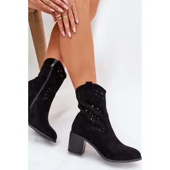 Dámské polobotky Boty na podpatku model 209417 Step in style 37