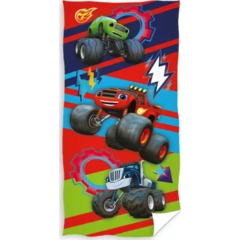 Blaze Dětská osuška Plamínek a Čtyřkoláci Teď to Rozpalme