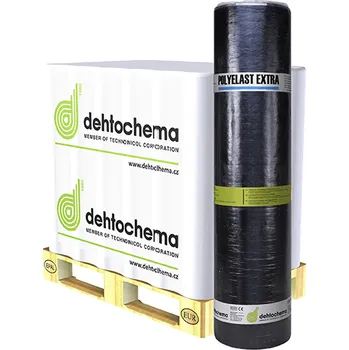 Asfaltový pás Dehtochema modifikovaný střešní pás EXTRA POLYELAST šedý 4,2mm (7,5m2)