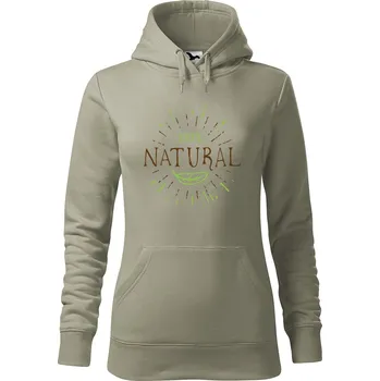 Pánská mikina Dámská mikina 100% natural Velikost (žena): S, Vyberte barvu: Světlá khaki