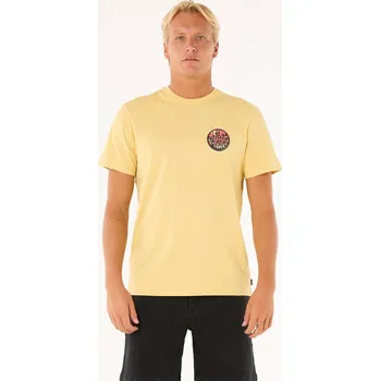 Pánské tričko RIP CURL triko - Wettie Passage Icon Tee Straw (35)