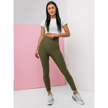 Dámské legíny Khaki dámské legíny Bolf YW88024 - L