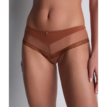 Souprava dámského spodního prádla Šortky AUBADE (4M70-05), Velikost M, Barva hnědá