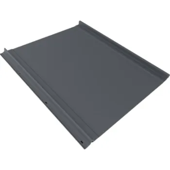 plechová krytina BELPROFILE Krytina Click Flat SandShape grafitová šedá