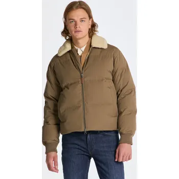 BUNDA GANT FLANNEL PADDED PUFFER JACKET DESERT BROWN