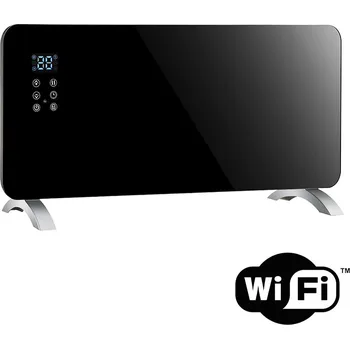 Přímotop Solight horkovzdušný konvektor sklokeramický 2000W, WiFi, LCD, nastavitelný termostat, časovač