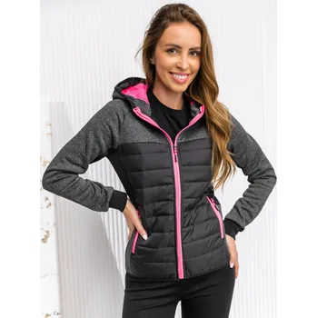 Dámská bunda Černá dámská sportovní přechodová bunda Bolf KSW4002A1 - S