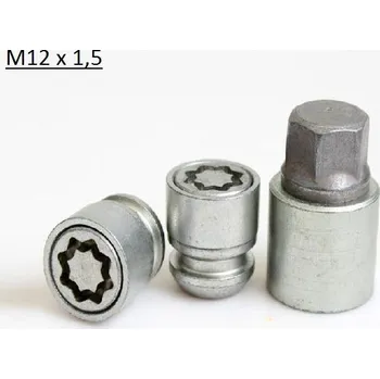 Matice na kolo Pojistné kolové matice SICUSTAR EN115L M12x1,5 kužel, zavřená, klíč 19