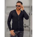 Černý pánský svetr na zip cardigan Bolf YY06A - XL