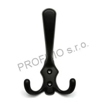 Věšák Věšák-Lugo černá+šroubky (Věšák-Lugo černá+šroubky)