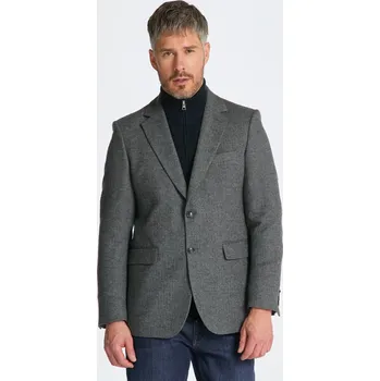 Pánské sako BLEJZR GANT HERRINGBONE SUIT BLAZER BLACK