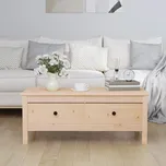 vidaXL Konferenční stolek 100 x 50 x 40 cm masivní borové dřevo