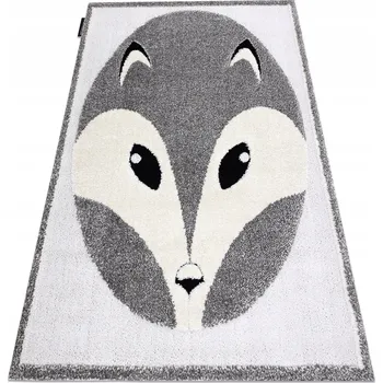 Koberec KOBEREC DĚTSKÝ 120x170 cm LIŠKA FOX šedý #GR4129