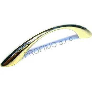 Nábytkové kování Úchytka Linda roz.96 zlatá (Úchytka vhodná na kuchyně)