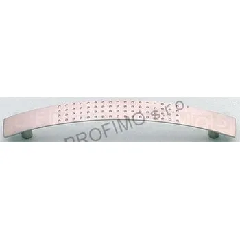 Nábytkové kování Úchytka Qadro 1 roz.128 satin nikl (Úchytka vhodná na kuchyně)