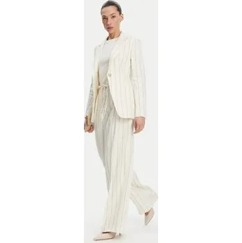 BOSS Kalhoty z materiálu Tiana5 50538216 Béžová Relaxed Fit 36