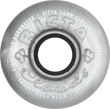 Kolečko na skateboard RICTA kolečka - 56mm Clouds Metallic Silver 86a Wheels (156170)