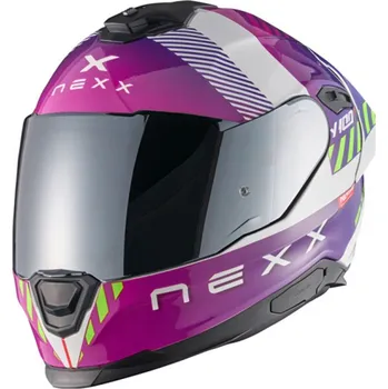 Helma na motorku Nexx Integrální helma na motorku NEXX Y.100R Fade fialovo-bílá M