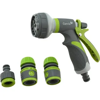 Zavlažovač Garvia Pistole zavlažovací kruhová 8 funkcí s příslušenstvím - sada 4ks