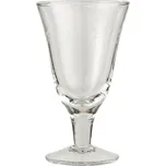 Sklenička na víno s rytými lístečky Ib Laursen 200 ml