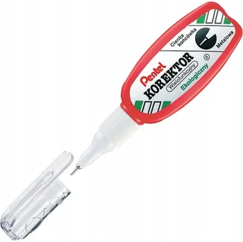 Korektor Bílý tekutý korektor v peru PRECIZNÍ, objem 4,2 ml Pentel eco