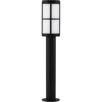 Venkovní osvětlení NOVA LUCE venkovní sloupkové svítidlo STONE černý hliník a akryl E27 1x12W 220-240V IP54 bez žárovky 9002860