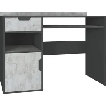 Psací stůl Psací stůl Nano - Meblar Grafit / Enigma 125x85 cm