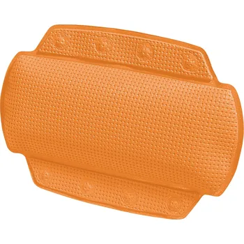 Spirella polštář do vany ALASKA, oranžová, PVC, 32 x 23 cm