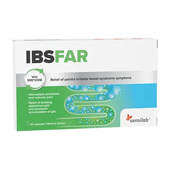 Zdraví IBSFar – IBS doplněk stravy pro syndrom dráždivého tračníku