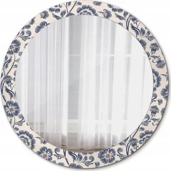 Zrcadlo Zrcadlo do Koupelny Glamour Květinový Vzor 80cm